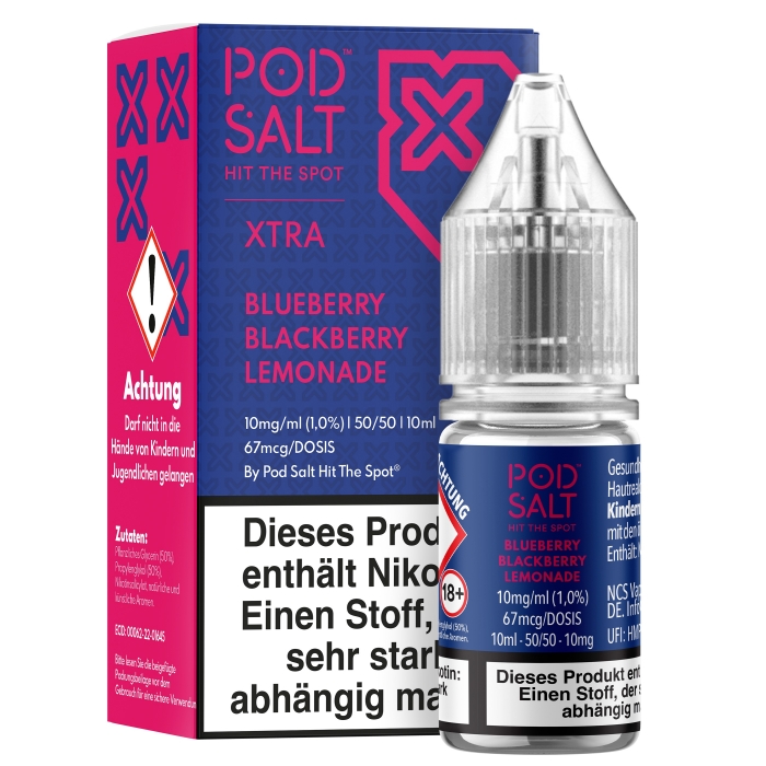 XTRA Blueberry Blackberry Lemonade Nikotinsalzliquid - POD SALT