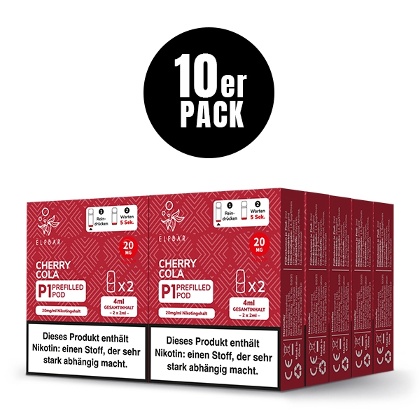 **MATE 500 P1 Prefilled Pods (10er Pack) - Elfbar – Bild 2