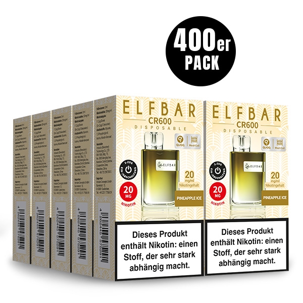 CR600 Einweg-E-Zigarette (400 VPE) - ELFBAR – Bild 4