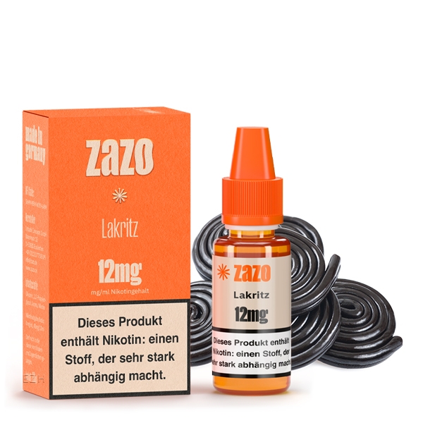 Lakritz E-Liquid 10ml von Zazo - Made in Germany – Bild 3