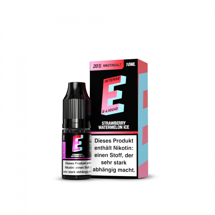 **NEU** E Intense Strawberry Watermelon Ice Nikotinsalz Liquid 10ml - TVE – Bild 2
