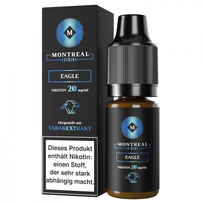Neu**Montreal Origin Eagle Nikotinsalzliquid 10ml – Bild 2